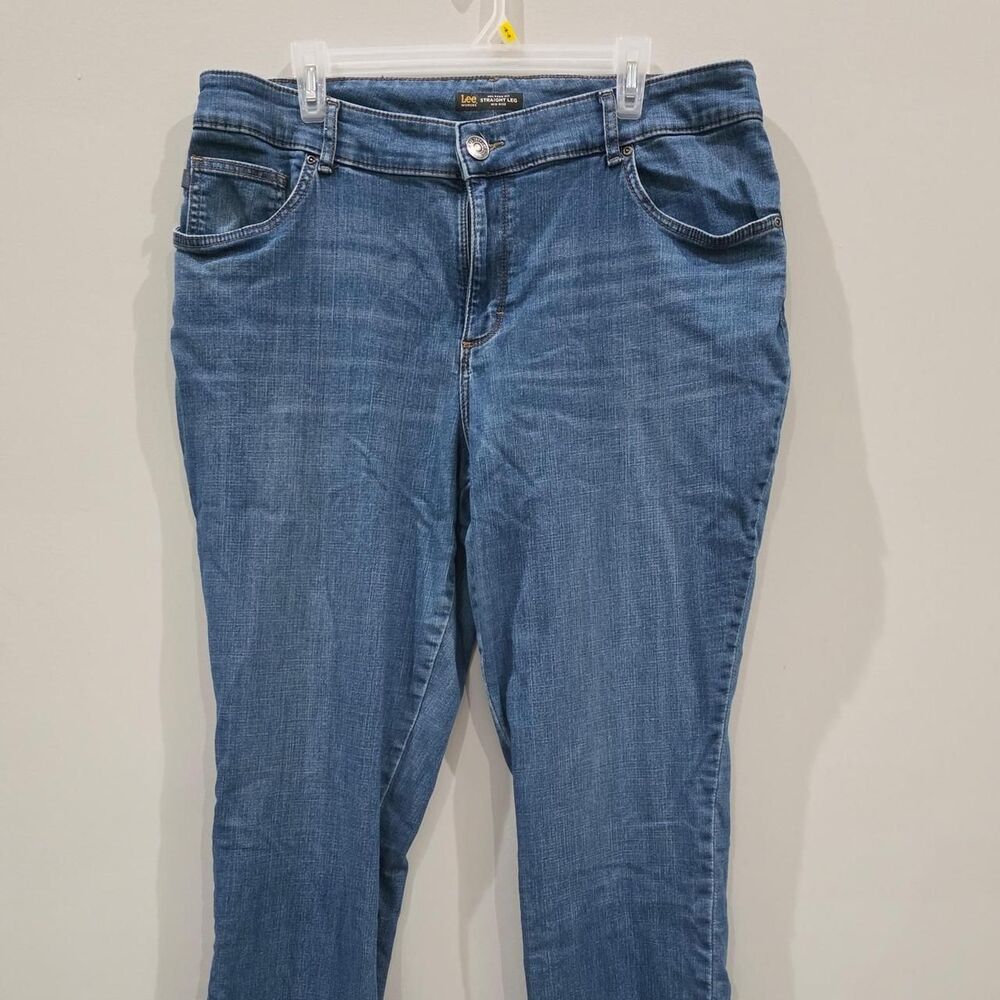 Lee Women's Blue and Navy Jeans